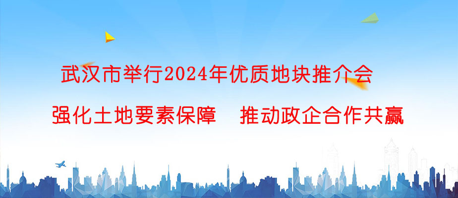 武漢市舉行2024年優質地塊推介會 強化土地要素保障 推動政企合作共贏